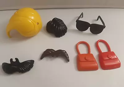 Lot Of Mr Mrs Potato Head Toy Pieces Parts Hair Mustaches Purses Glasses • $11.99