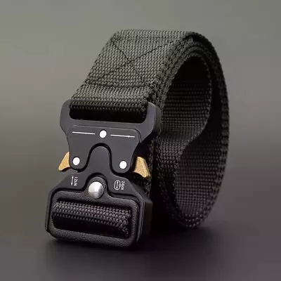 MEN Casual Military Tactical Army Adjustable Quick Release Belts Pants Waistband • $5.95