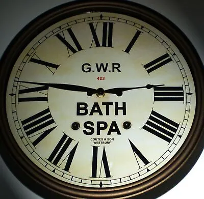 Great Western Railway GWR Victorian Style Clock Bath Spa Station • £78.05