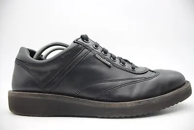Mephisto 'Adriano' Men's Size US 9.5 EUR 9 Black Leather Sneakers • $53.99