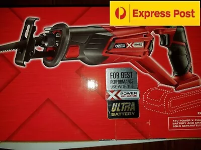 Ozito Cordless Power X Change Reciprocating Saw 18V - Skin Only Variable Speed • $110