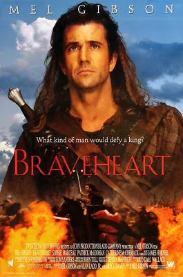 Braveheart Mel Gibson Movie Premium POSTER MADE IN USA - MOV046 • $15.48