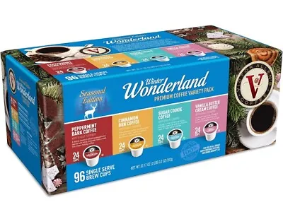 Victor Allen's Coffee Winter Wonderland Variety Pack 96 Count Single Serve • $25