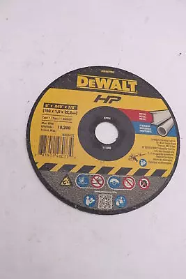 DeWalt Type 27 Metal/Cutting/Grinding Wheel 6  DWA8726F  • $1.98