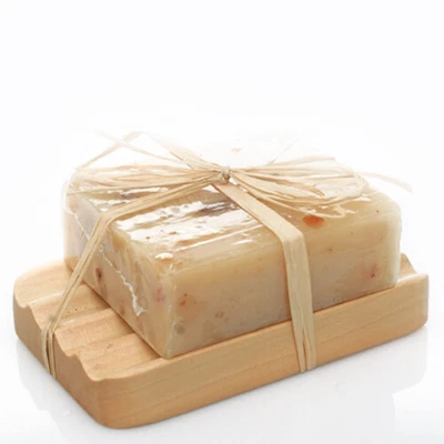 £3.59 • Buy Soap Dish Hemu Natural Wood Eco Friendly Wooden Tray Holder Bath Kitchen
