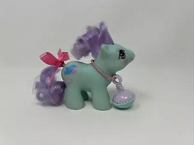 Vintage My Little Pony G1 MLP Newborn Twin ~ PEEKS W/ HTF Rattle & Elastic! • $16