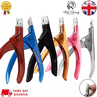 3 Way Acrylic UV Gel False Fake Nail Salon Manicure Art Tip Toe Clipper Cutter • £2.49