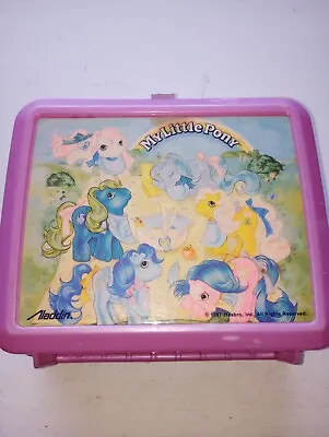 Vintage 1987 Pink My Little Pony Aladdin Lunch Box • $20