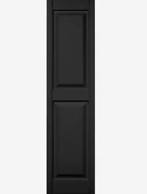 Lowe's Vantage Black Raised Panel Exterior Shutter 1-pack • $24.99