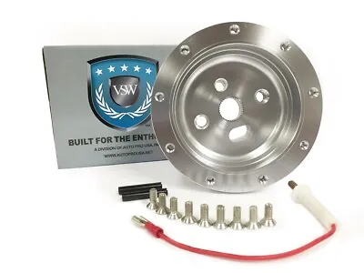 VSW 9-Bolt Silver Steering Wheel Hub Adapter 67-68 GM Passenger 60-74 Truck • $94.99