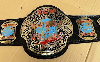 ECW HARDCORE World Heavyweight Wrestling Championship Title Belt Brass A+ • $129.99