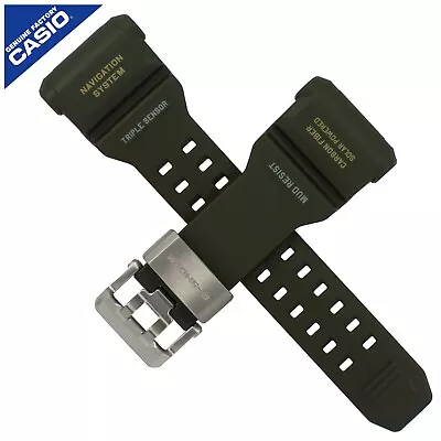 Genuine Casio Watch Strap Band GPR-B1000 GPR B1000 1000 GREEN CARBON FIBER FIBRE • £154.99