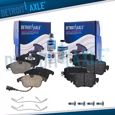 6pc Front Rear Ceramic Brake Pad For 2016-2019 Audi Q3 Quattro Volkswagen Passat • $53.25