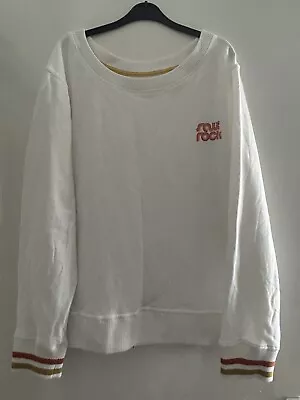 Saltrock White Ladies Sweatshirt Size 12 • £10