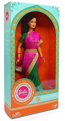 £22.99 • Buy Barbie In India Doll Madurai Palace Pink/Green Suit For Girls Kids Xmas Present