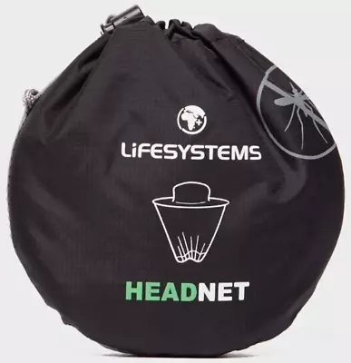 Lifesystems Pop-up Mosquito & Midge Head Net Hat • £10