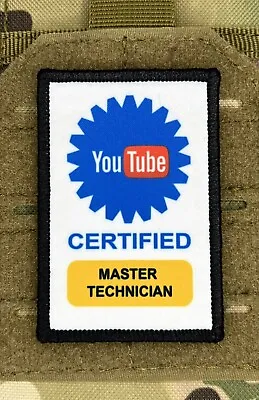 Youtube Certified Master Technician Morale Patch / Military ARMY Tactical 150 • $8.99