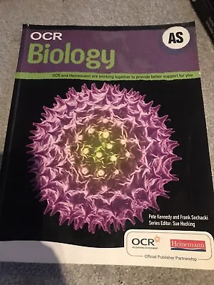 OCR AS And A2 Level Biology Textbooks Bundle! By Heinemann • £20