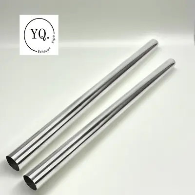 3  Inch 76mm T304 Stainless Steel Straight Exhaust Pipe 4' Tube Piping Pair • $63.88