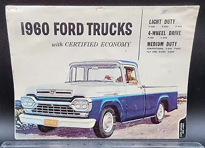 1960 Ford Trucks Light Medium Duty 4X4 Pickup Sales Showroom Brochure 16pgs • $24.99