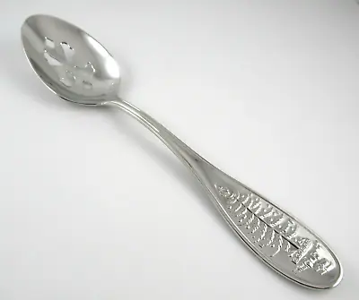 Pierced Serving Spoon CHRISTMAS TREE Spode Glossy 18/10 Stainless Flatware • $39