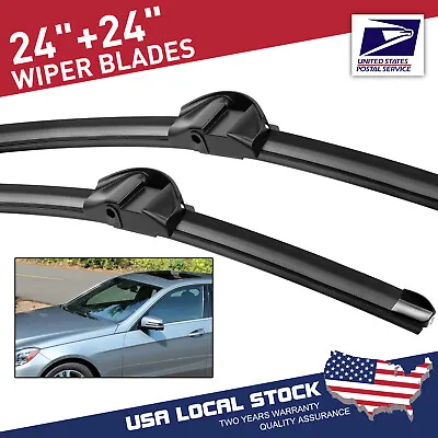 Front Windshield Wiper Blade For MERCEDES-BENZ C300 C63 AMG 2008-13 E250 2014 • $14.33