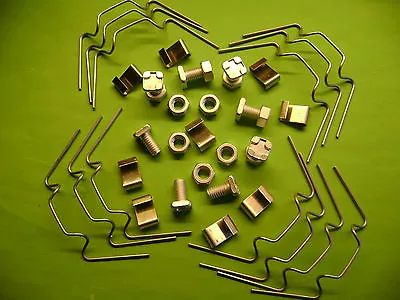 Greenhouse  Repair Kit 25 W + 25 Z Glazing Clips+ 25 Square Aluminum  Nuts+bolts • £7.99