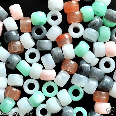 100 Pcs AAA Pony Beads Of 9 X 6 Mm 27 Colour Options • £1.95