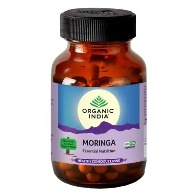 Organic India Moringa - Essential Nutrition 60 Capsules • $9.50