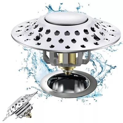 Dual Filtration Bathtub Stopper And Hair Trap For Efficient Performance • £21.66