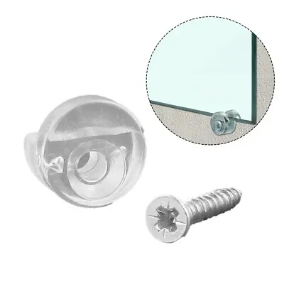 Mirror Wall Clips For Frameless Glass Easy Installation Reliable Support • £3.20
