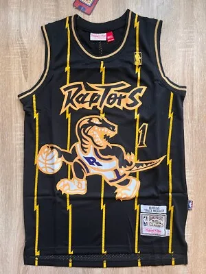 Toronto Raptors Tracy McGrady #1 NBA Swingman Black Basketball Jersey T-shirt • £24.99