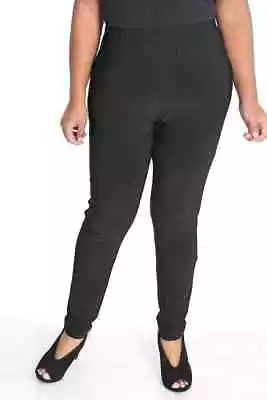 NWT Vikki Vi Silky Jersey Pants Elastic Waist Pull On Straight Leg Women's 0X • $48