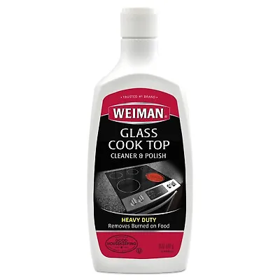 £11.18 • Buy Weiman Glass Cook Top Cleaner & Polish Heavy Duty Clean Cooker Top Hob (567 G)