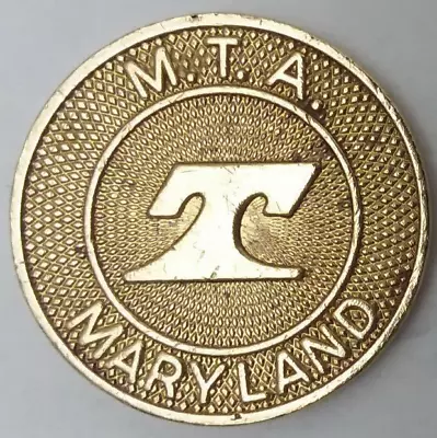 MTA Maryland Good For One Fare Transit Token 22mm • $7.95