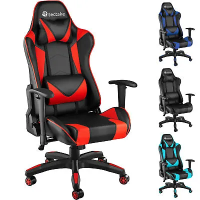 Gaming Office Racing Chair Swivel Computer Desk Executive Ergonomic Sport Seat • £131.99