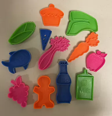 12 VTG Mattel Tuff Stuff Kids Plastic Play Toy Pretend Food POP Milk Steak 🍎… • $24.95