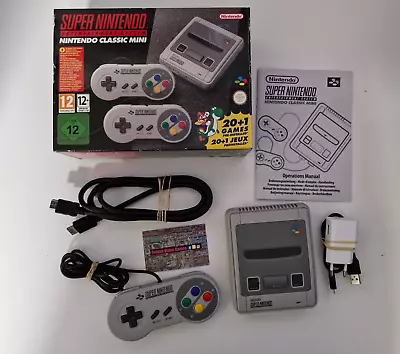 SUPER NINTENDO SNES: Super Nintendo Snes Classic Mini Console • $200.95