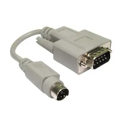 £3.69 • Buy PS/2 To Serial 9 Pin RS232 Mouse Keyboard Adaptor Male - M Port Converter Leaded