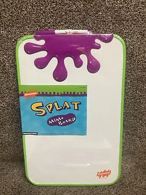 Vintage 1997 Nickelodeon Splat Slime Dry Erase Memo Board Viacom New Sealed Rare • $59.99