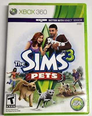 The Sims 3: Pets (Microsoft Xbox 360 2011) Complete W/ Insert Tested • $11.95