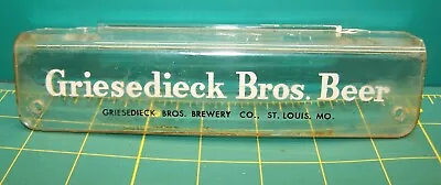 Vintage Griesedieck Bros Beer St Louis MO Clock Cash Register Topper Plate • $20