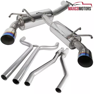 Catback Exhaust Fits 2010-2015 Camaro 3.6L V6 Burnt Tip SS Dual Muffler System • $327.49