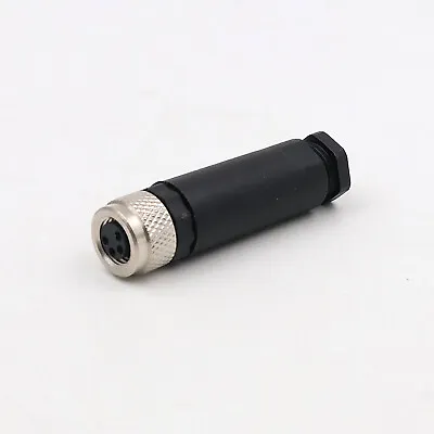 M8 Sensor Connector 3/4 Pin Male/Female/Socket Straight Angle Plug • £191.85