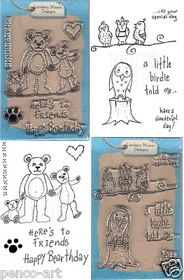 Personal Impressions Clear Stamps Happy Birthday Little Birdies And Bearthday • £1.99