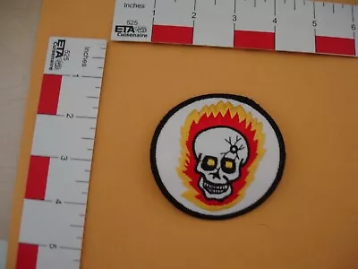 Motorcycle Vintage Patch Skull With Fire • $10.99