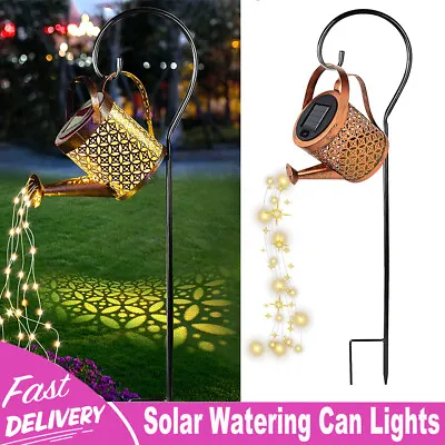 $13.89 • Buy Solar Watering Can Light Garden Outdoor Waterproof Kettle Yard Art Lamp Decor HP