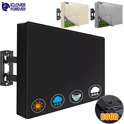 Waterproof Outdoor TV Cover Weatherproof Enclosure 32 43 50 55 65in Flat Screen • $32.99