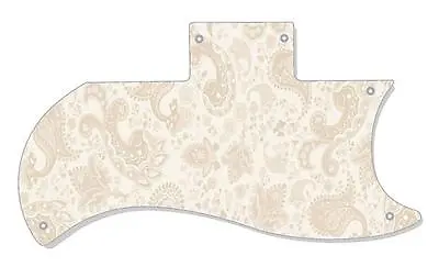 SG Half Face 61 RI Pickguard Custom Gibson Graphical Guitar Single Paisley Cream • $20.70