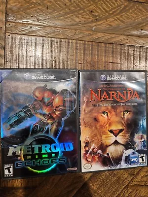 Nintendo Gamecube Lot Metroid Prime 2 Echoes The Chronicles Of Narnia • $45